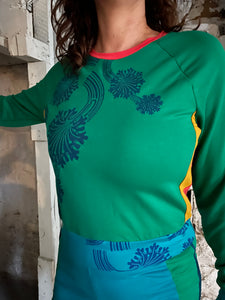 Green Nouveau Pullover