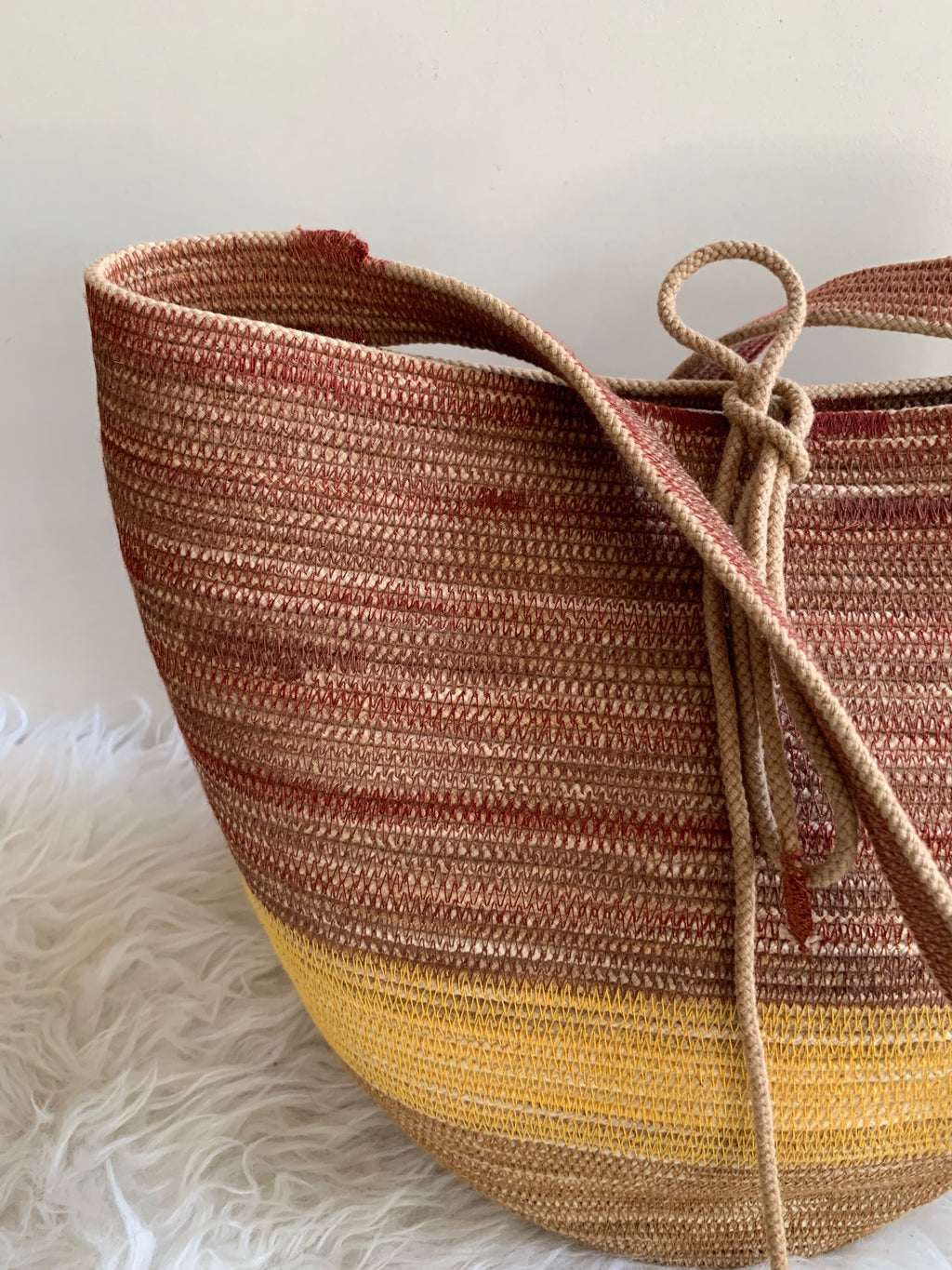 foraging rope basket