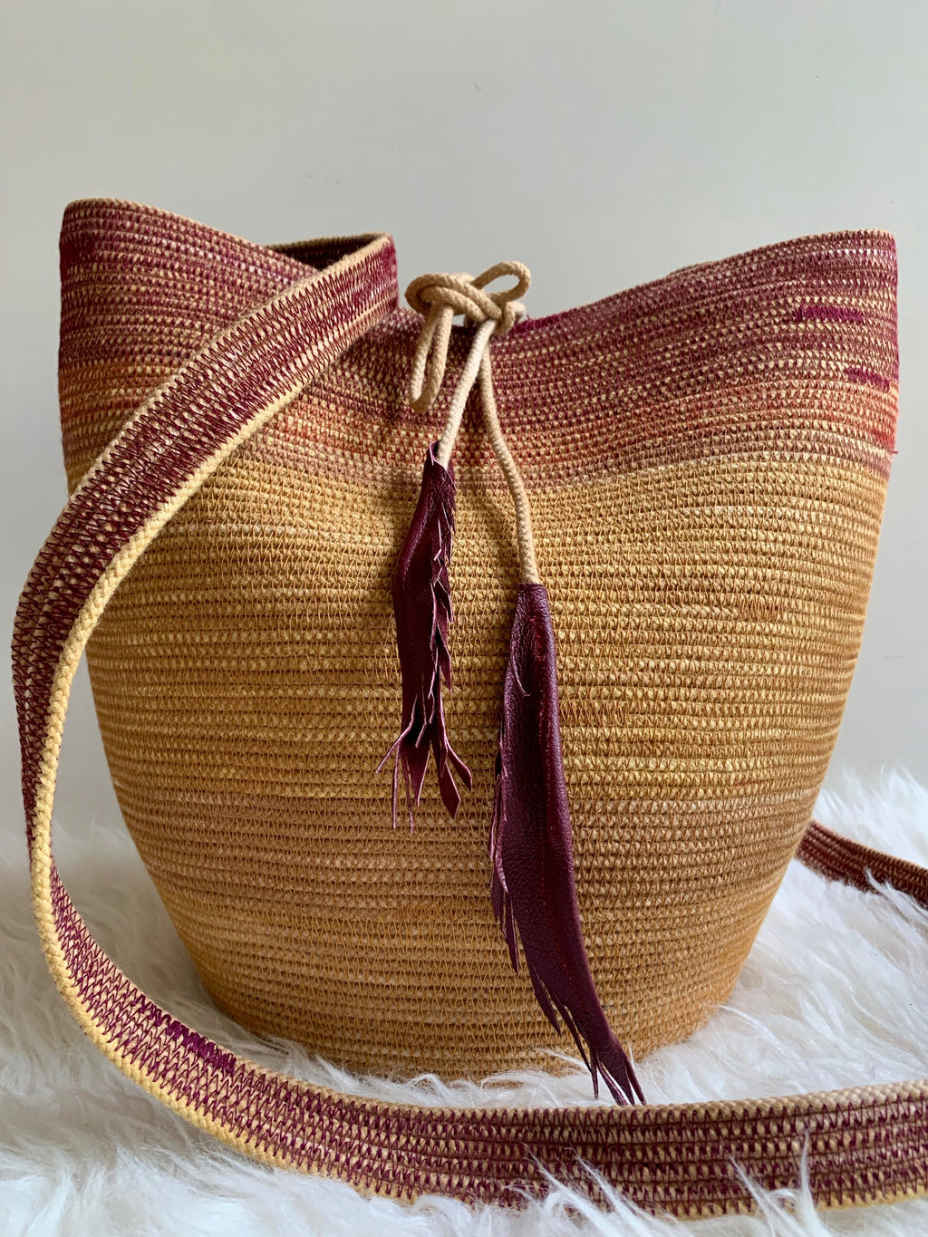 handmade rope basket